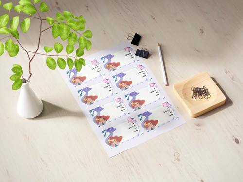 برچسب نام مدرسه